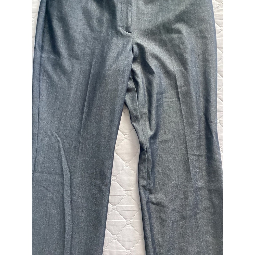 Worthington Womens Modern Fit Trouser Pants Size 6P Charcoal Grey Office Work